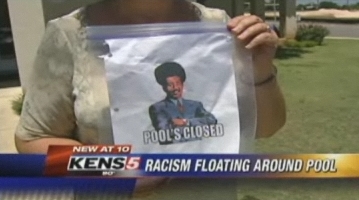 RACISM: It floats in pools! (Along with AIDS)