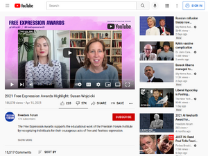 Dislikes on 2021 Free Expression Awards Highlight Susan Wojcicki video.png