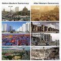 The Middle East - before and after US 'intervention'