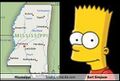 Mississippi TOTALLY LOOKS LIKE Bart Simpson's Head!!!!!!!!11(lim x->0 sin(x)/x)111112