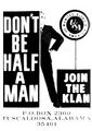 THE KLAN BUILDS MEN!