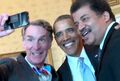 Bill, Obama and Neil enjoy a nice babyfuck.