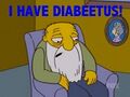 Even cartoon characters get struck by diabeetus.