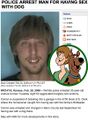 Shaggy, being white, decides to fuck Scooby-Doo.