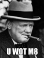 Churchill is informed that Hitler has invaded Poland.