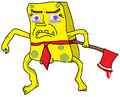 After the Bikini Bottom axe massacre.