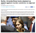 Amanda Knox guilty (October 2011)