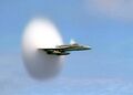 Breaking the sound barrier.