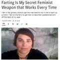 Feminists do have chemical weapons!