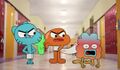 Gumball and Darwin rape Tobias.