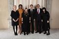 When making an official visit to the U.S., it's always a good idea to let your unsightly daughters express their goth side while posing for a picture with Obama, so that you can regret your decision and ban said picture.