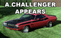 A Dodge Challenger appears!