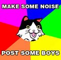 Make some noise, post some boys!