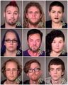 9 Antifaggots arrested in Portland.