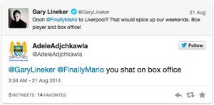 @GaryLineker @FinallyMario you shat on box office