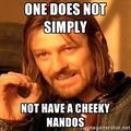 After a wild one slaying orcs with his Gondorian bezzies, Boromir's well up for a cheeky Nandos.