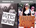 Feminism then and now