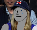 A sad Hillary Clinton supporter