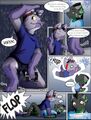 Dragoneer's Preyfar character (the purple hyena) appears in an unfinished cub comic.