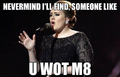 Adele requires clarification.