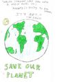 Save our planet from her terrible art!