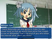 Wikipedia dating sim.